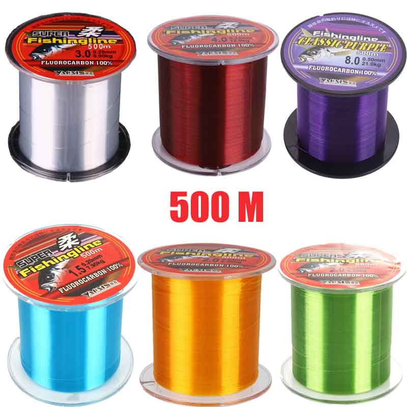 Fluorocarbon Line - 1 قطعة 500 متر خيط صنارة