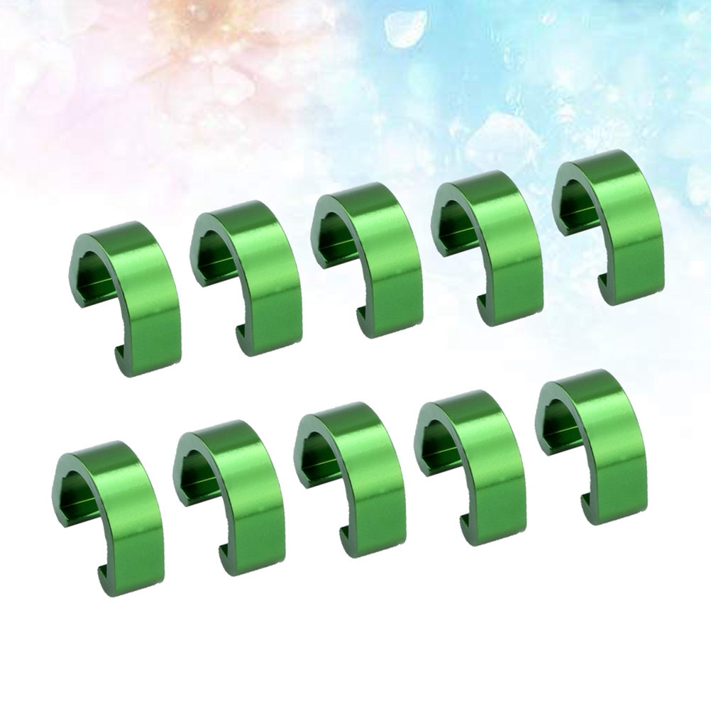 10 قطع من مشابك تثبيت الكابلات - مراجعة Tippet Line وسعره