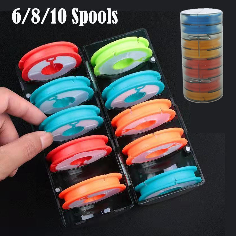 قوس قزح الصيد الخط الرئيسي صند - مراجعة Fishing Line Box وسعره
