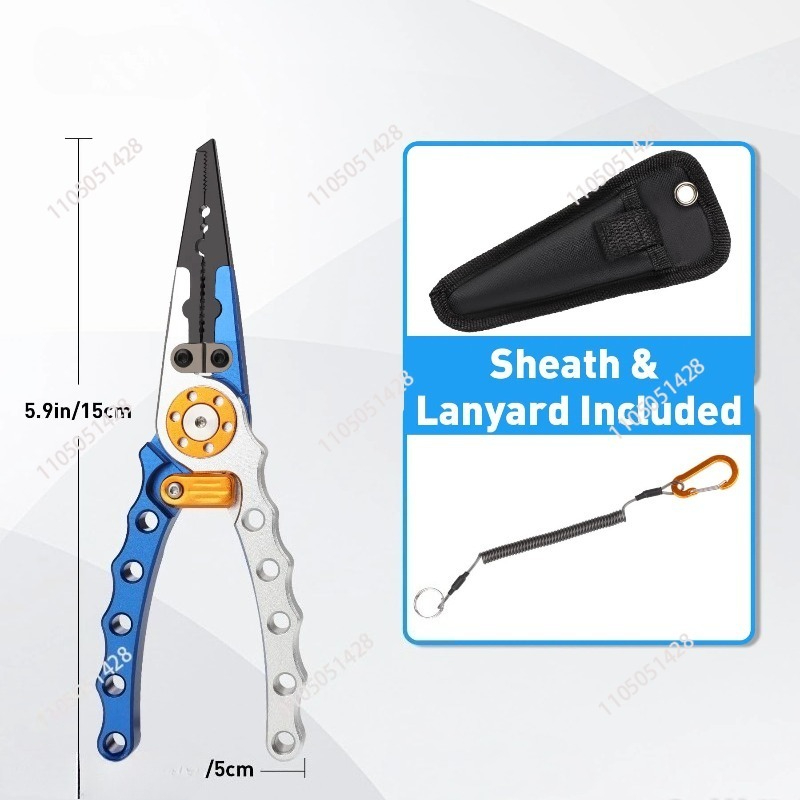 كماشة صيد من الألومنيوم متعددة - مراجعة Fishing Line Cutter وسعره