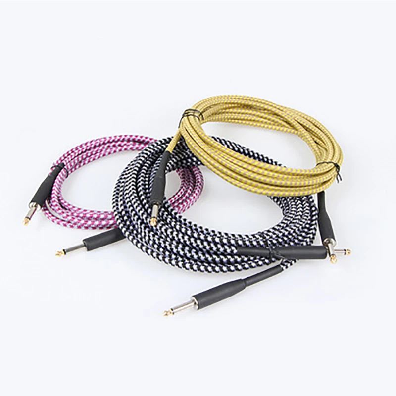 كابل جيتار كهربائي مضاد للضوضا - مراجعة Braided Line وسعره