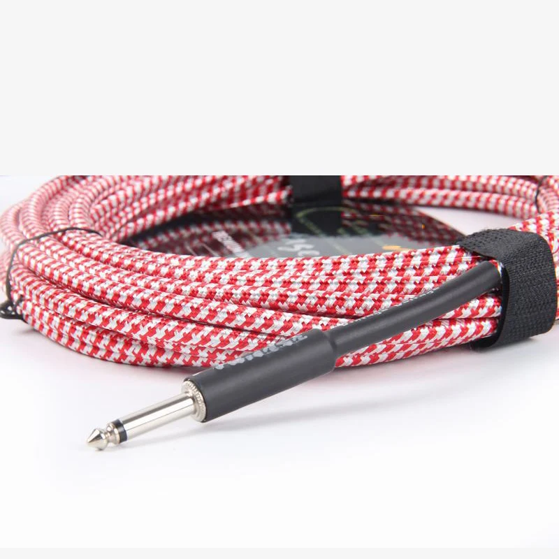كابل جيتار كهربائي مضاد للضوضا - مراجعة Braided Line وسعره