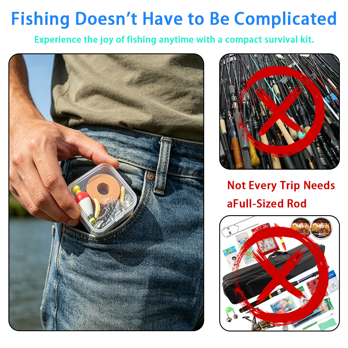 مجموعة أدوات صيد السمك المحمول - مراجعة Fishing Line Box وسعره