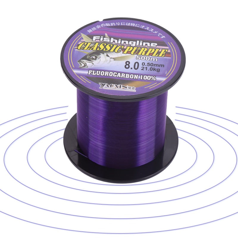 1 قطعة 500 متر خيط صنارة الصيد - مراجعة Fluorocarbon Line وسعره