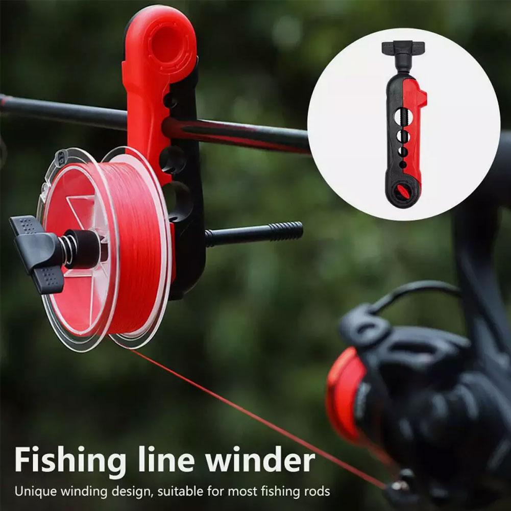 أداة لف خيط الصيد المحمولة، حا - مراجعة Fishing Line Dispenser وسعره