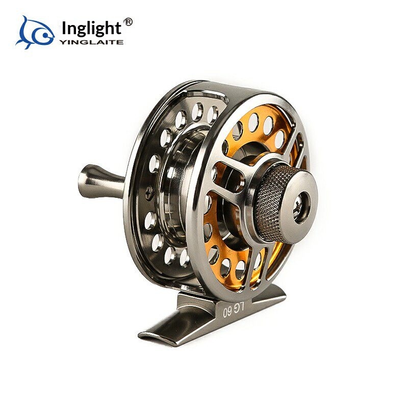 بكرة صيد يينغلايت معدنية بالكا - مراجعة Ice Fishing Line وسعره