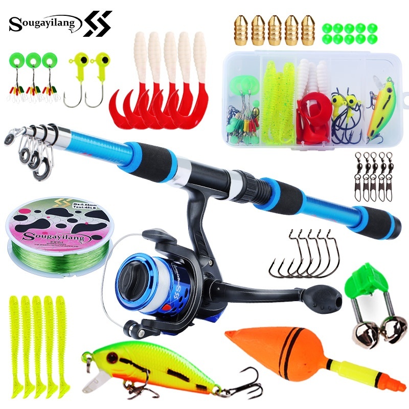 Sougayilang الاطفال قصبة صيد خ - مراجعة Fishing Line Spooler وسعره